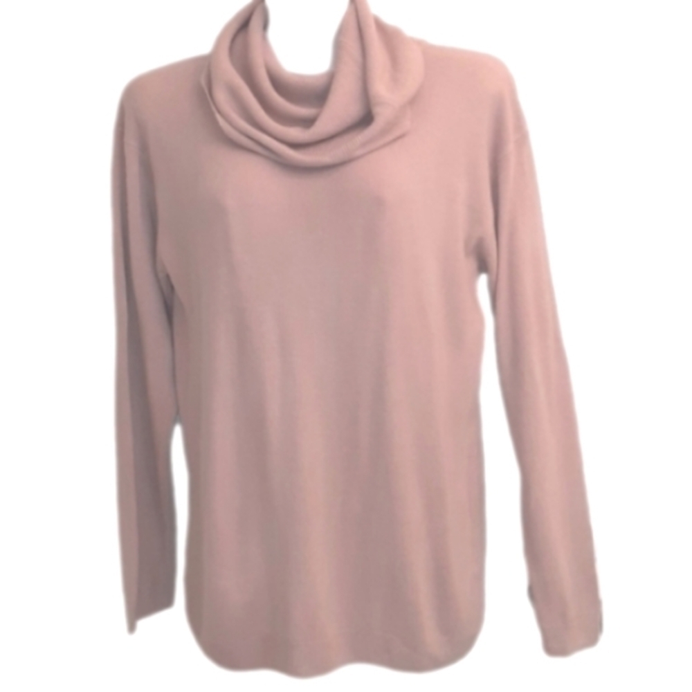 Pink Cowl Neck SWEATER